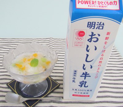 s-ミルク豆腐がしゅわしゅわジュレ５
