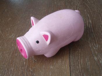 ピンクの豚さん