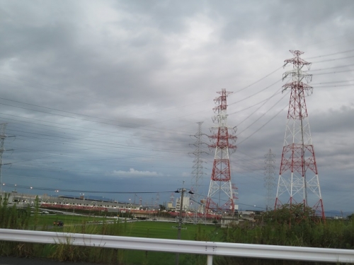 愛知　鉄塔と電車