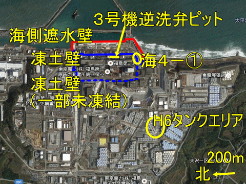 福島第一原発トラブル地図