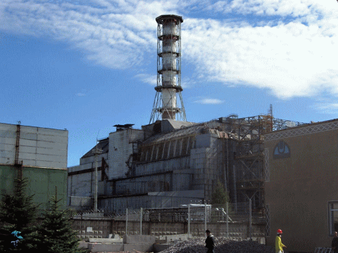 チェルノブイリ原子力発電所の石棺