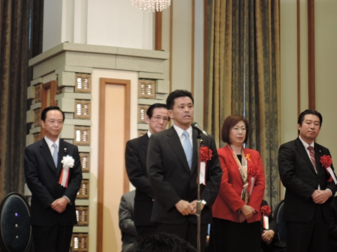 「小川一成氏」茨城県議会議長就任祝賀会⑫