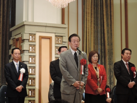 「小川一成氏」茨城県議会議長就任祝賀会⑭