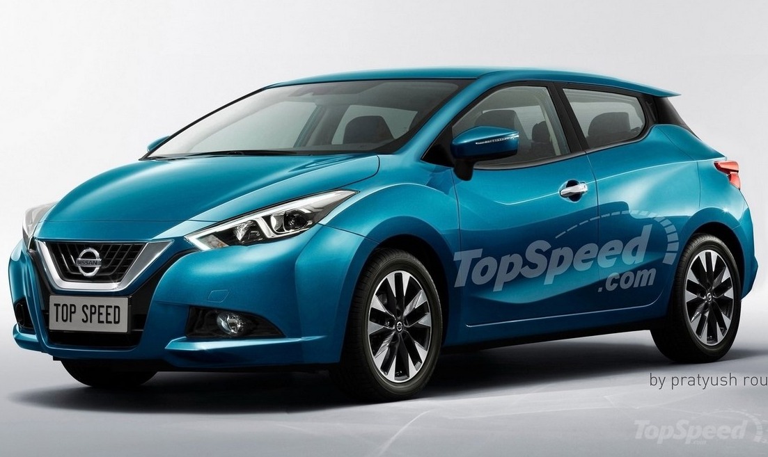 2017 Nissan Micra front three quarters rendering